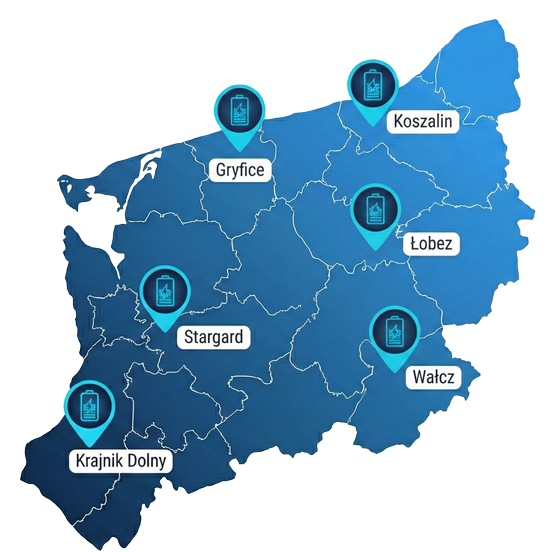 Mapa realizacji DGMpro
